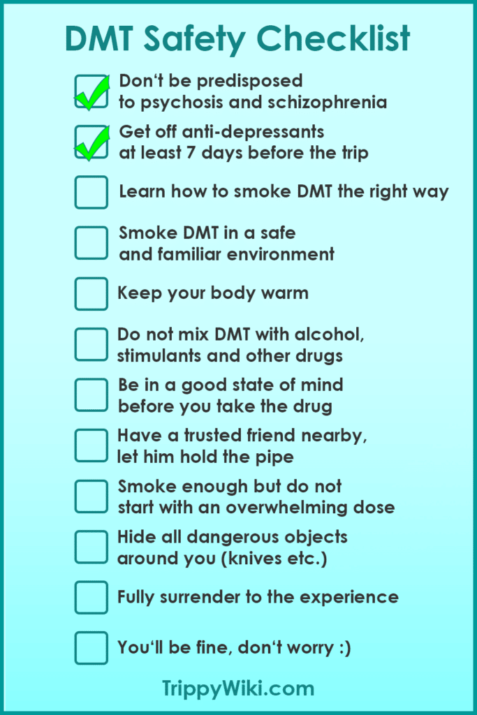 DMT Safety Checklist
