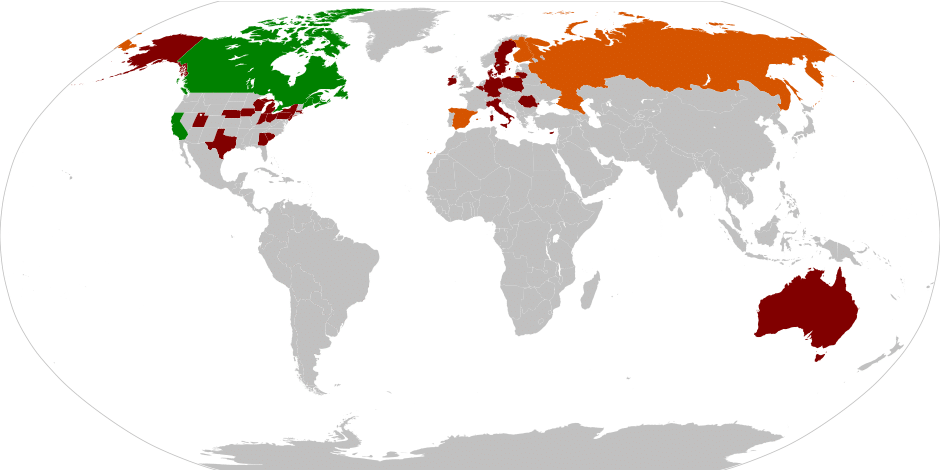 Salvia Divinorum Legality Map