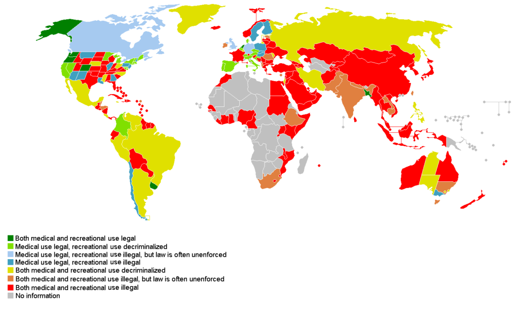 Weed Legality Map