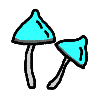 Psilocybin (magic) mushrooms icon